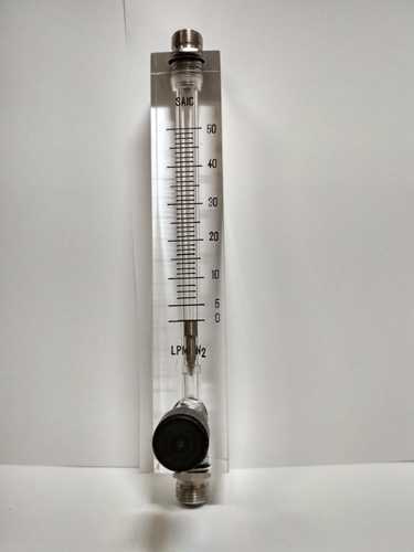 Nitrogen Rotameter in Flow Range 0-50 LPM in Top-Bottom Connection. 